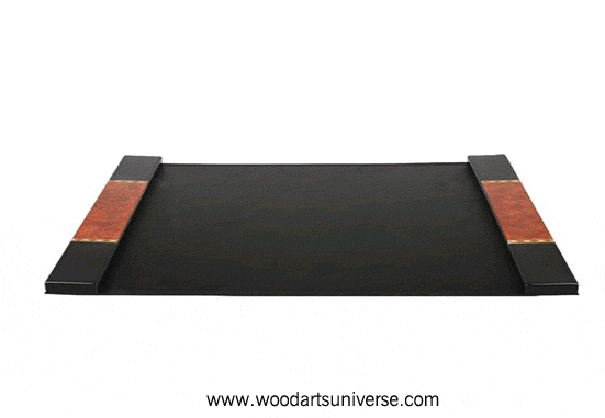 Desk Pad with Wood End Panels WAUSBHB12001A
