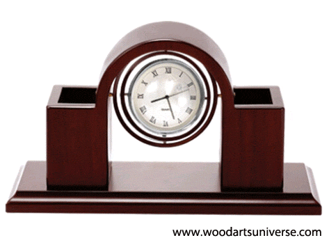 Pen Holder with Clock WAUSBHB100680
